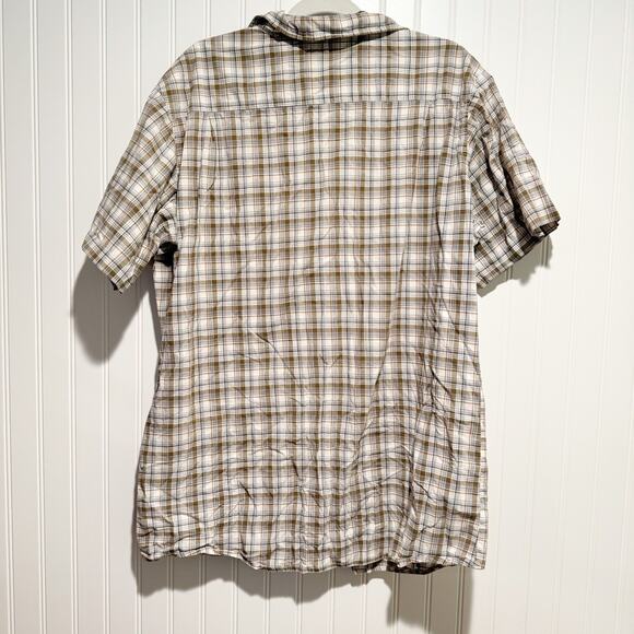 Carhartt Plaid Short Sleeves Shirt Mens XL Tall - Picture 5 of 5